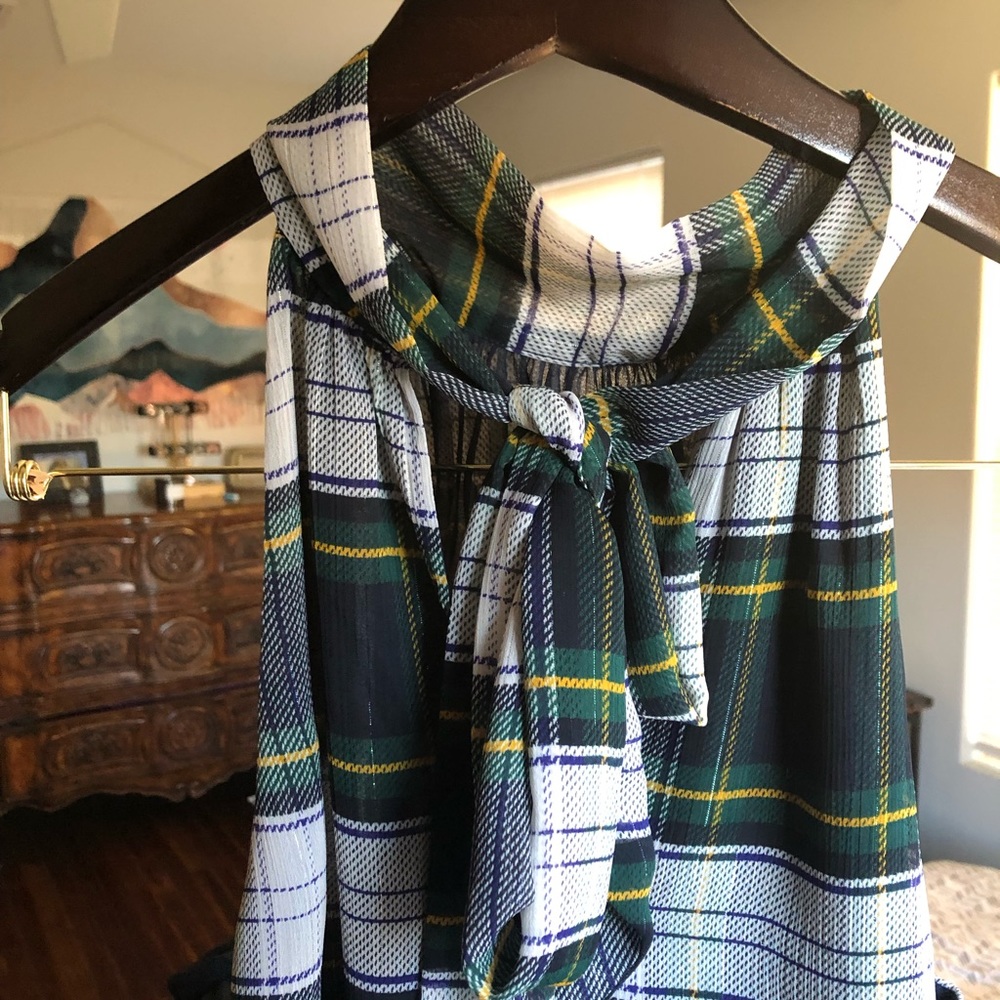 mock neck tank top